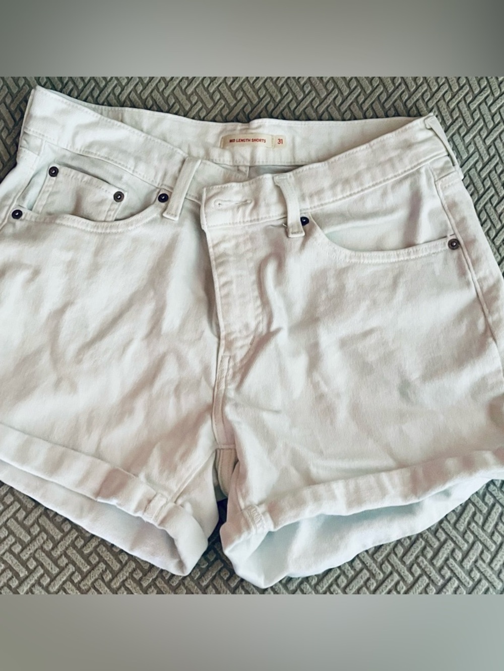 Levi’s White Women's Denim Shorts
